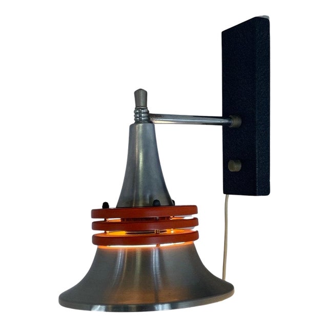 Vintage Space Age Wall Mounted Lamp from Lakro Amstelveen For Sale