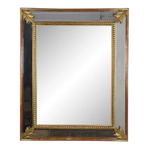 French 19th Century Carved Giltwood and Beveled Mirror