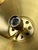 Mid-Century Modern Brass Ceiling Lamp from Frandsen, 1970s For Sale - Image 3 of 14