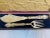This is an absolutely beautiful, silver plated, antique aesthetic. Fish, carving, knife and fork that comes in its...