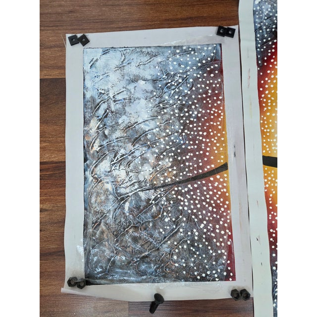 This striking five-panel hand-painted pentaptych commands attention through rhythm, motion, and symbolism. Titled “The...