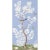 Chinoiserie 20" *40"/Panel, a Set of 2 Panels Blue Chinoiserie Printed Wallpaper Panels, Tea Paper For Sale - Image 3 of 3