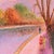 'Paris in the Fall' by Th. Butler, the Seine and the Pont Neuf, Île De La Cité, Pointillist For Sale - Image 4 of 9