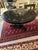 19th Century English Regency Black Lacquer and Inlaid Round Dining Table For Sale - Image 4 of 6