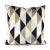 Black Tova in Blackstone Geometric Velvet Pillow Cover For Sale - Image 8 of 8