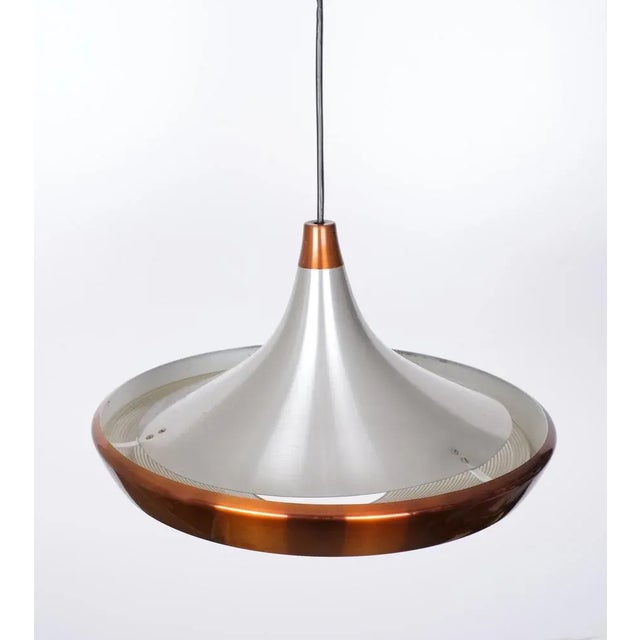 Brown Aluminum Ceiling Lamp by Philips, Holland, 1972 For Sale - Image 8 of 10