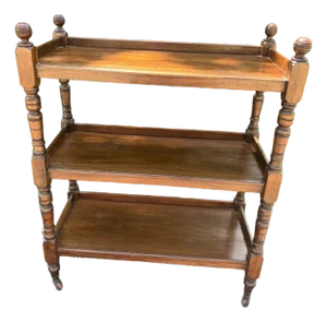 English Regency Mahogany Dumbwaiter, Circa 1830-40