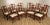 High Quality Vintage Set of Ten Custom Upholstered Carved Mahogany Frame Dining Chairs with Ball and Claw Feet, Possibly...