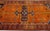 1950s Vintage Persian Handmade Orange Tribal Wool Runner For Sale In New York - Image 6 of 9