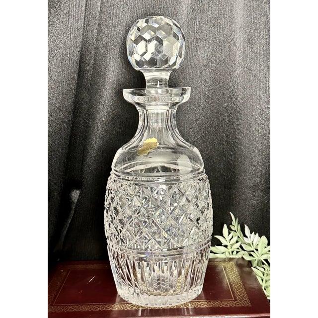 Vintage Waterford Castletown Blown Glass Decanter For Sale In Phoenix - Image 6 of 9
