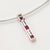 Modern 1990s Mikimoto Ruby and Diamond 18k White Gold Pendant Necklace For Sale - Image 3 of 12