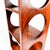 Modern Rosewood 5 Bottle Wine Holder Stand in Exotic Wood For Sale - Image 10 of 11