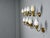 1950s Fog & Mørup, Eight Wall Lights, Brass, Glass, Denmark, 1950s For Sale - Image 5 of 15