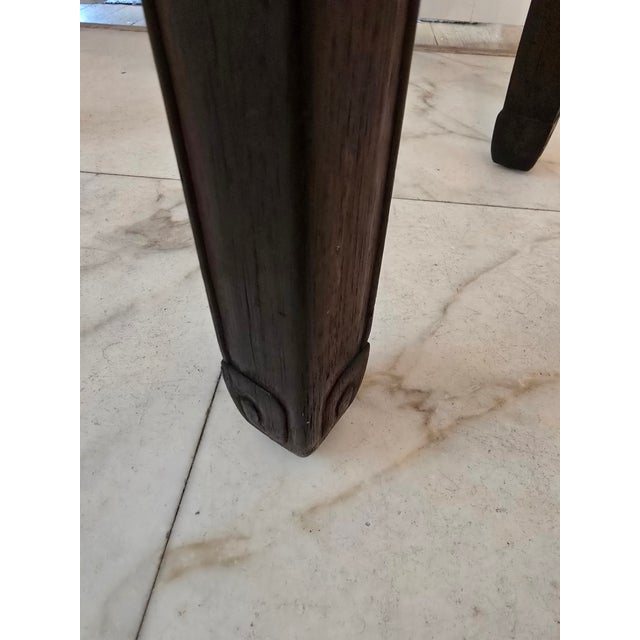 Mid-Century Modern Pre Mid Century Modern Vintage Chinese Table Carved For Sale - Image 3 of 11
