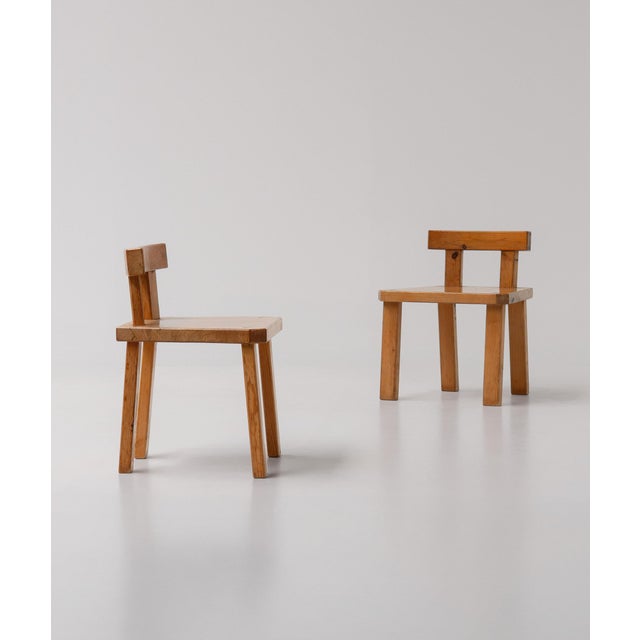 Wood Vintage Scandinavian Pine Chairs by Roland Wilhelmsson, 1960s, Set of 2 For Sale - Image 7 of 12