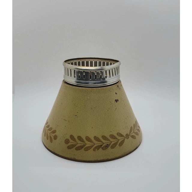 Vintage Toleware Chandelier Lamp Shades - Set of 5 For Sale - Image 15 of 18