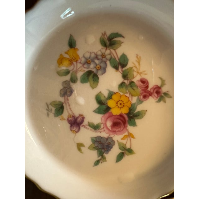 Vintage Minton England "Marlow" Pattern Set of 3 Coasters #.75 For Sale In New York - Image 6 of 11