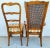 Mid 20th Century Vintage French Country Oak Wingback Dining Chairs - Set of 6 For Sale - Image 5 of 12
