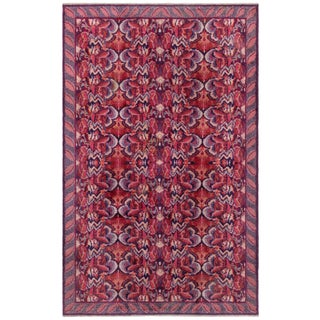 Doris Leslie Blau Mid-Century Scandinavian Abstract Lavender Rug Pile For Sale
