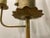 Metal Brass & Opaline Glass Floor Lamp, 1950s For Sale - Image 7 of 11