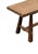 Sculptural Teak Wood Bench Carved Detailing, Modern Organic For Sale - Image 6 of 9