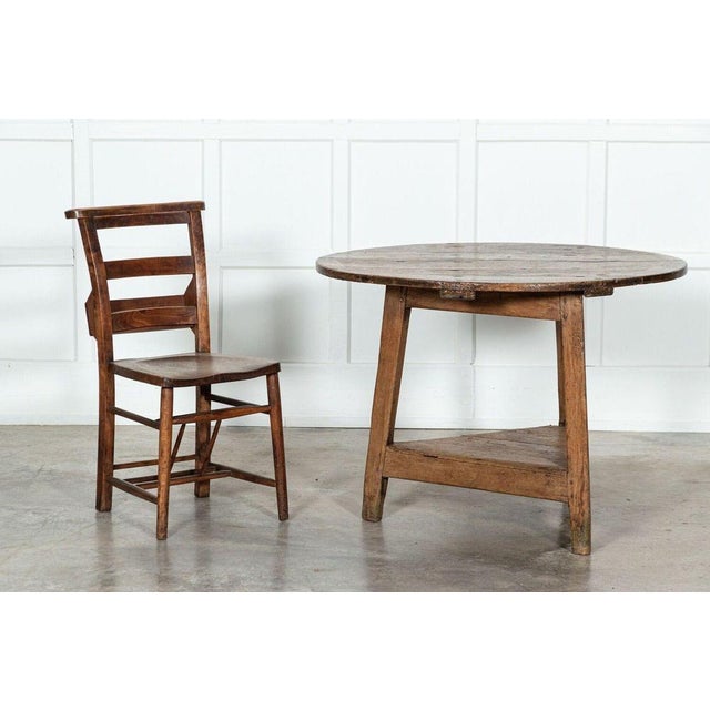 Large Antique English Cricket Table, 1780 For Sale - Image 3 of 13