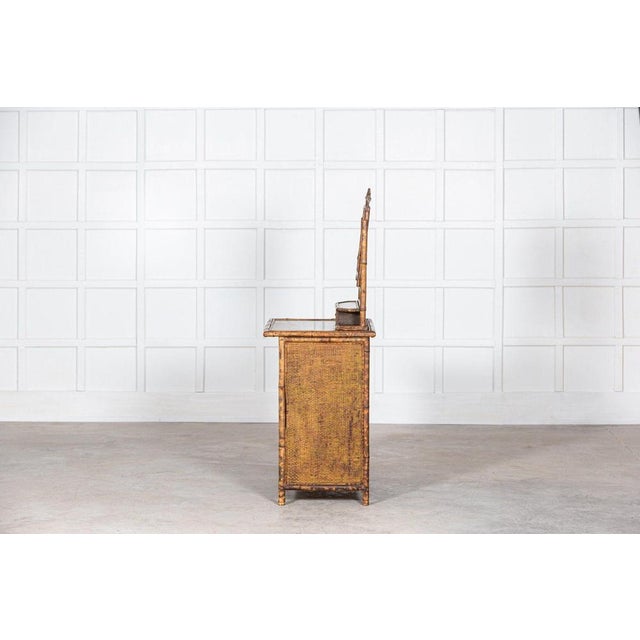 English Bamboo Dressing Table, 1870s For Sale - Image 6 of 18