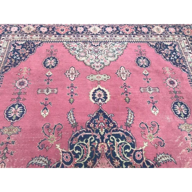 Large Turkish Pink Sparta Rug For Sale - Image 10 of 18