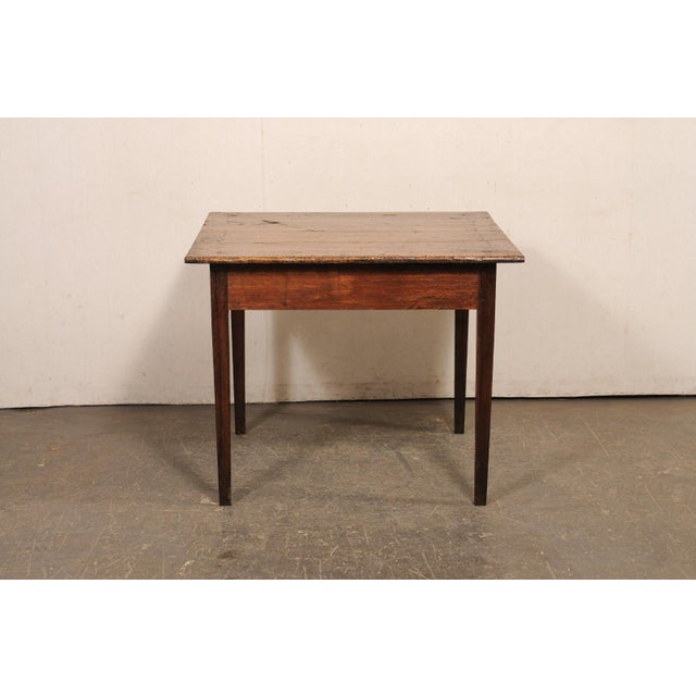 Wood 19th Century Brazilian Rustic Brown Peroba Wood Table For Sale - Image 7 of 10