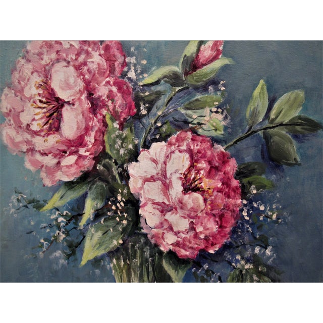 Impressionist Alain Ragaru, Vase de Fleurs, c1990 For Sale - Image 3 of 6