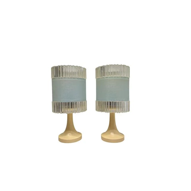 Mid-Century Acrylic Table Lamps from Aro Leuchten, 1970s, Set of 2 For Sale - Image 11 of 11