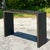 Contemporary Mid 20th Century Vintage Contemporary Custom Brass Inlay Console Table For Sale - Image 3 of 5