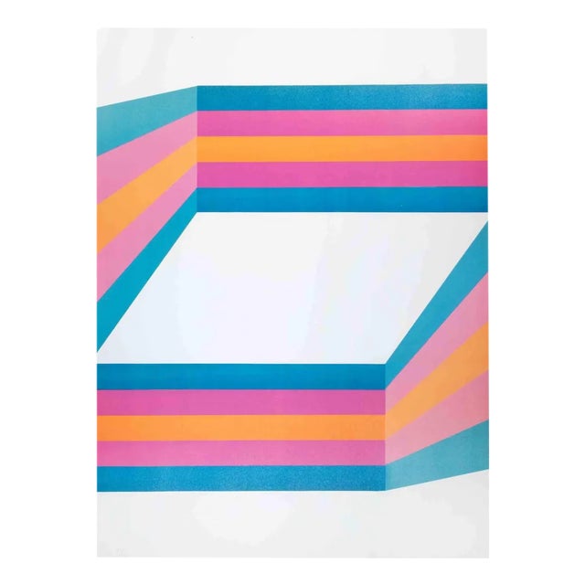 Renato Livi, Perspective, Lithograph, 1971 For Sale