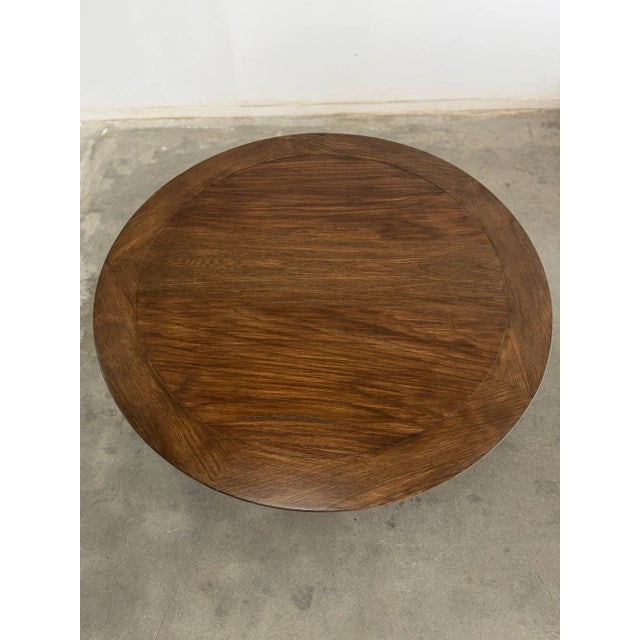 Not Yet Made - Made To Order Made to Order: Forma Dining Table in Walnut Stained Oak, 48” For Sale - Image 5 of 9