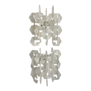 Pair of Sconces by Carlo Nason for Mazzega Murano, Italy 1970s