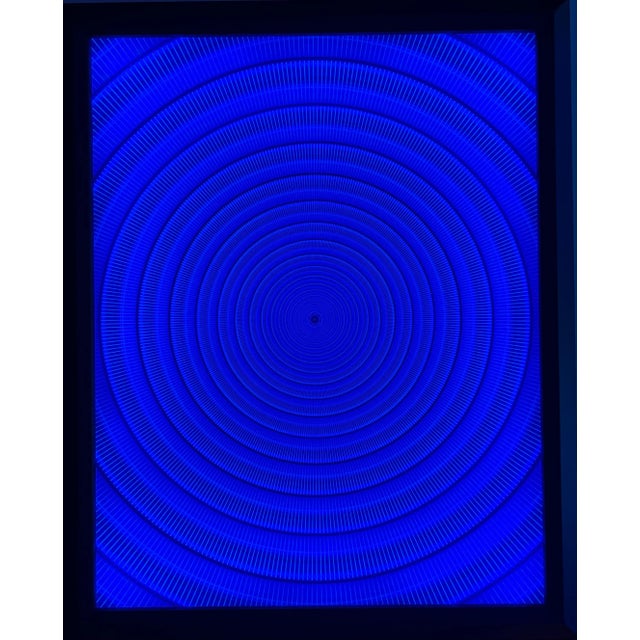 "Warp Speed" Contemporary Op Art Lightbox Installation For Sale - Image 4 of 5