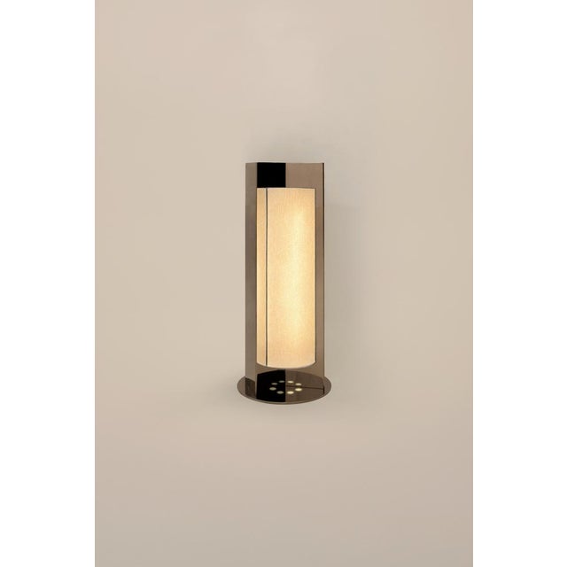 Contemporary Arrow Stainless Steel Table Lamp with Diffuser by Violaine d'Harcourt For Sale - Image 3 of 6