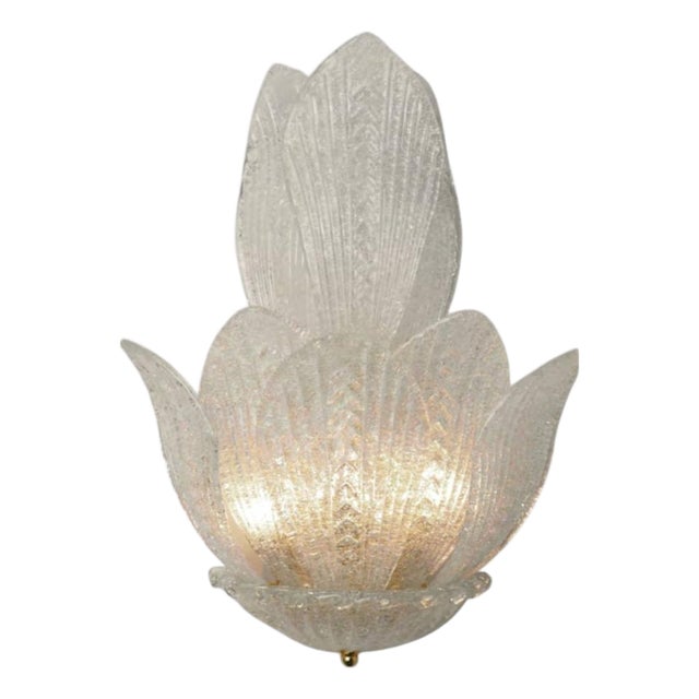 21st Century Murano Leaves Sconce by Fabio LTD For Sale