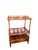 Vintage Burl Wood Canterbury and Etageres Side Table For Sale In West Palm - Image 6 of 12