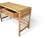 1970s Coastal Rattan Vanity and Writing Desk With Two Storage Drawers For Sale - Image 4 of 11