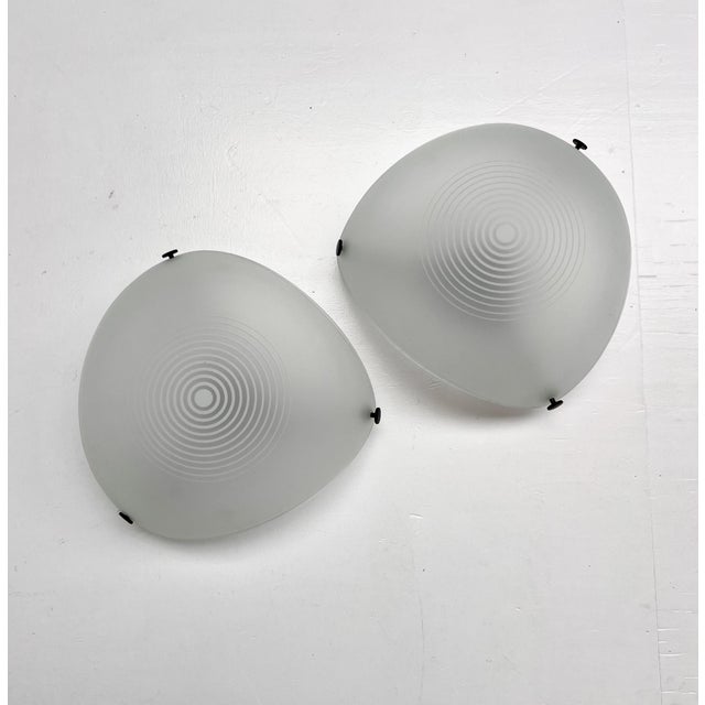 Metal Wall Lamps by Ernesto Gismondi for Artemide, 1980s, Set of 2 For Sale - Image 7 of 16