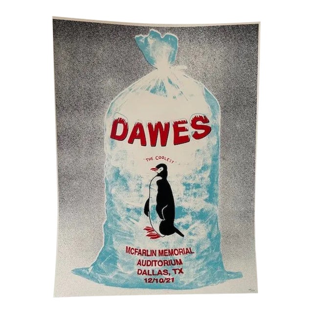 21st Century Dawes "The Coolest" Color Pop-Art Show Lithograph Poster - Dallas, Texas 2021 For Sale