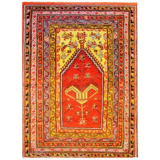 Early 20th Century Turkish Prayer Rug For Sale