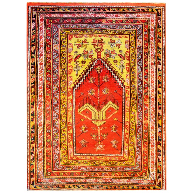 Early 20th Century Turkish Prayer Rug For Sale