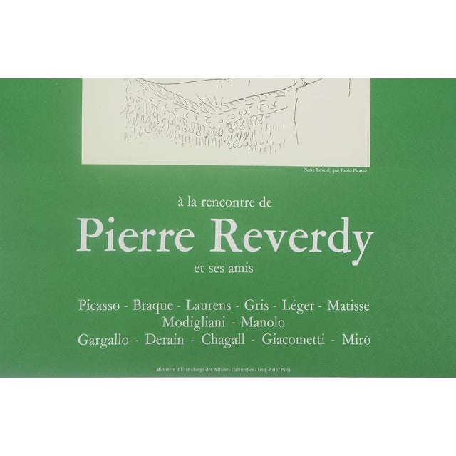 Portrait d'un Lecteur, Pierre Reverdy Poster after Pablo Picasso For Sale - Image 4 of 5