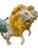 A spectacular large-scale vintage carousel-style lion figure with wonderfully theatrical presence and layers of authentic...