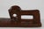 Small size version of a Danish mangle board (clothing and bedding press) dated from ca. 1750-1800. Made of wood richly...