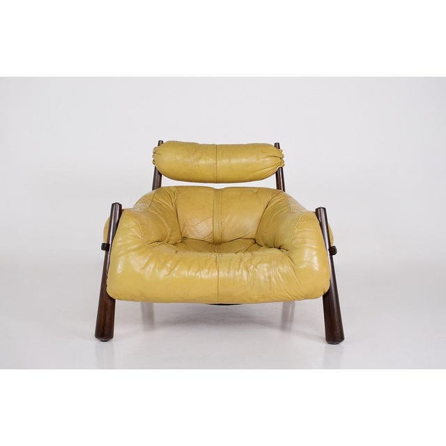 MP-81 Armchair in Leather and Rosewood from Percival Lafer, 1970s For Sale - Image 4 of 16
