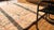 1920s Ivory Taupe Orange Antique N. Indian Agra Cotton Carpet 4'6" X 7'4" Geometric Rug For Sale - Image 9 of 9