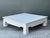 Vintage Monumental Grasscloth Wrapped Coffee Table For Sale - Image 9 of 12